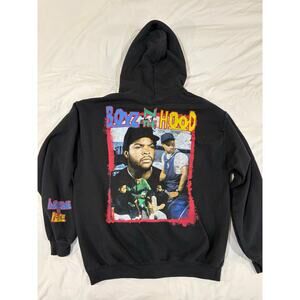 Boyz in the Hood Black Colorful Pullover Hoodie
